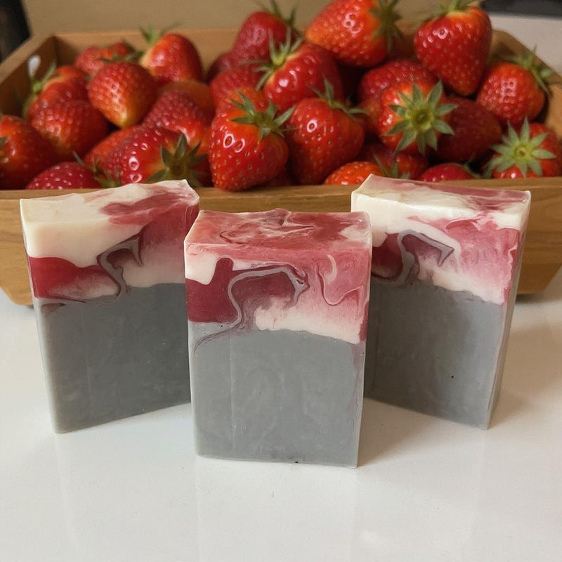 Strawberry Suds Glycerin Bar