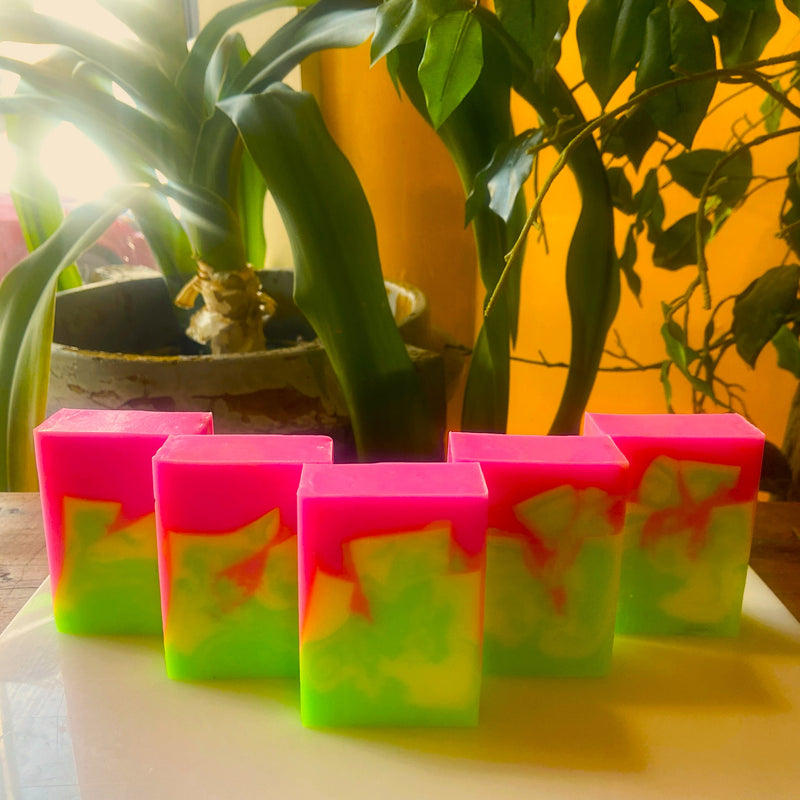 Hibiscus Flowers Glycerin Soap